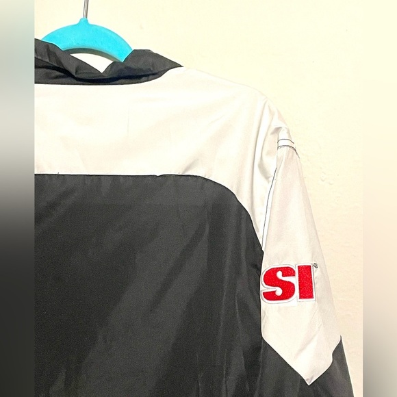 Men's NFL New Orleans Saints Windbreaker Size L Full Zip Pockets Reebok - Picture 6 of 8